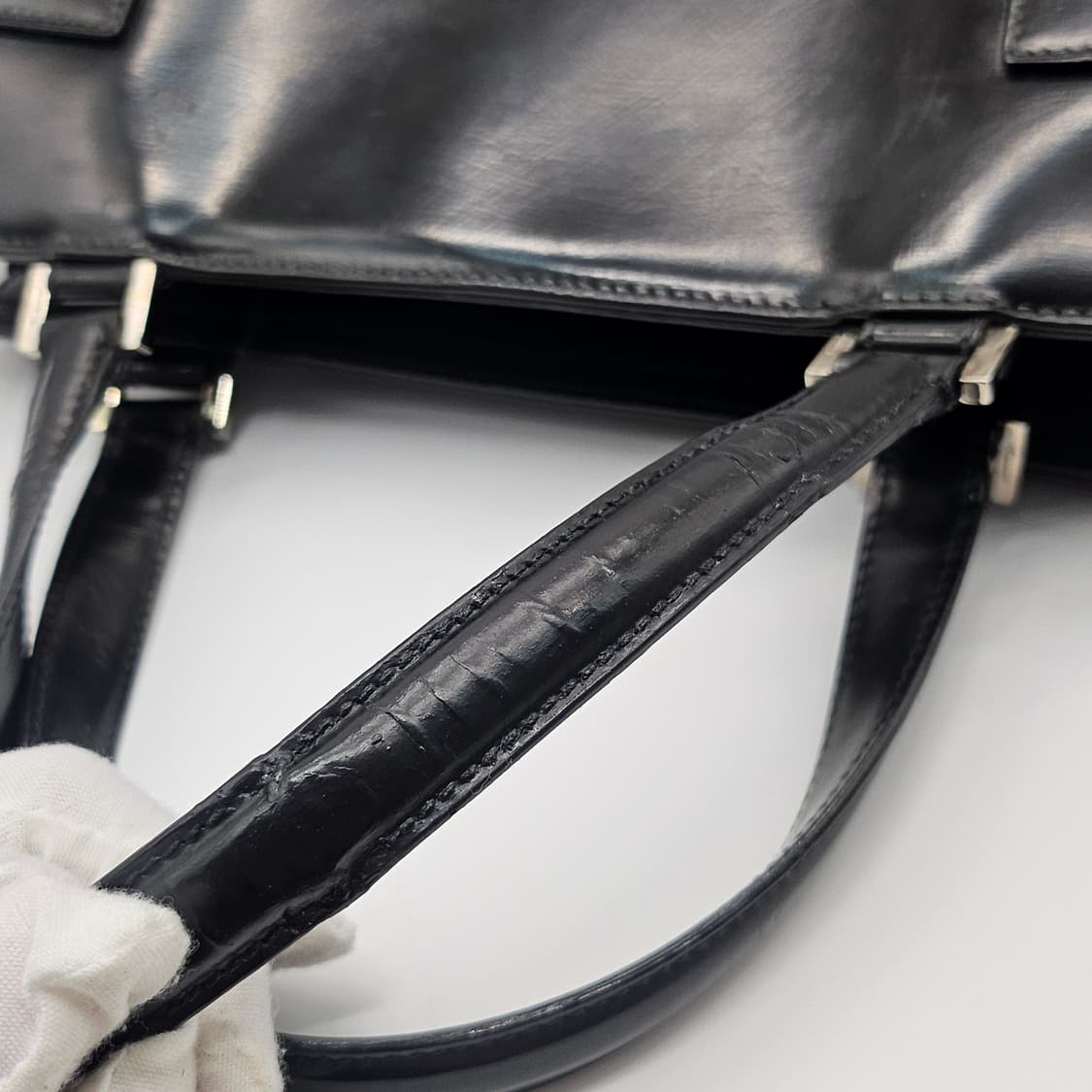 정품 페라가모 사첼 간치니 은장 투웨이백 상품이미지10