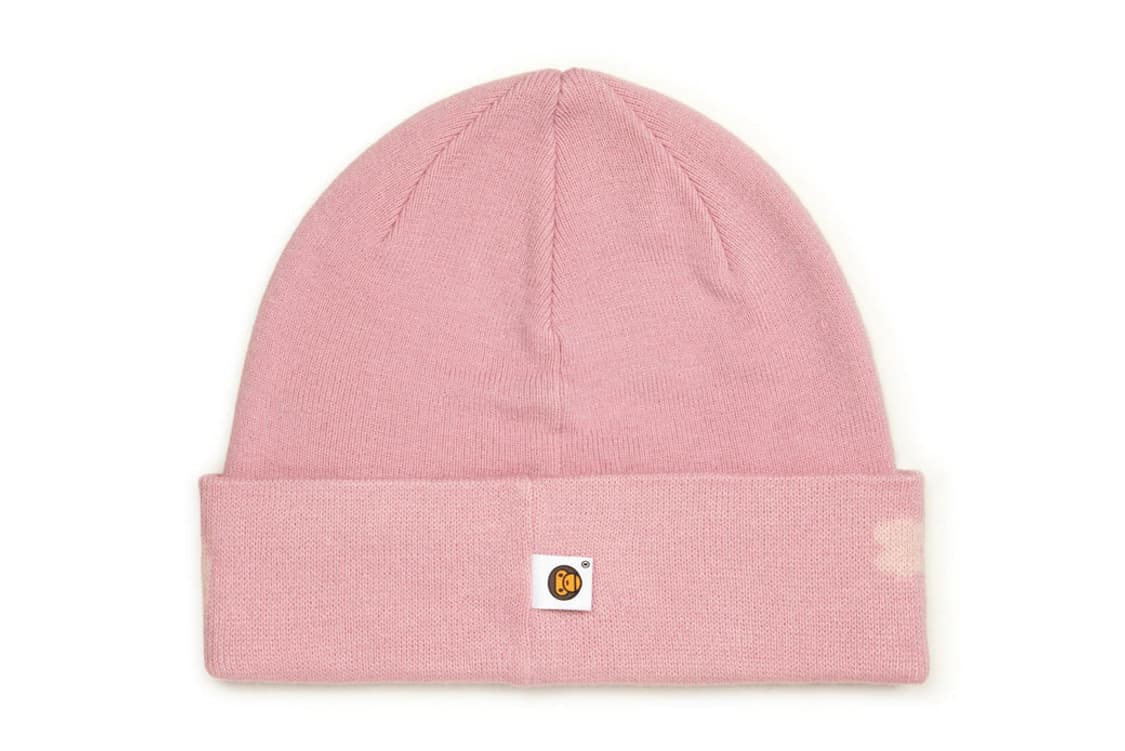 [OS] 베이프 베이비마일로 펠트 비니 핑크 상품이미지2