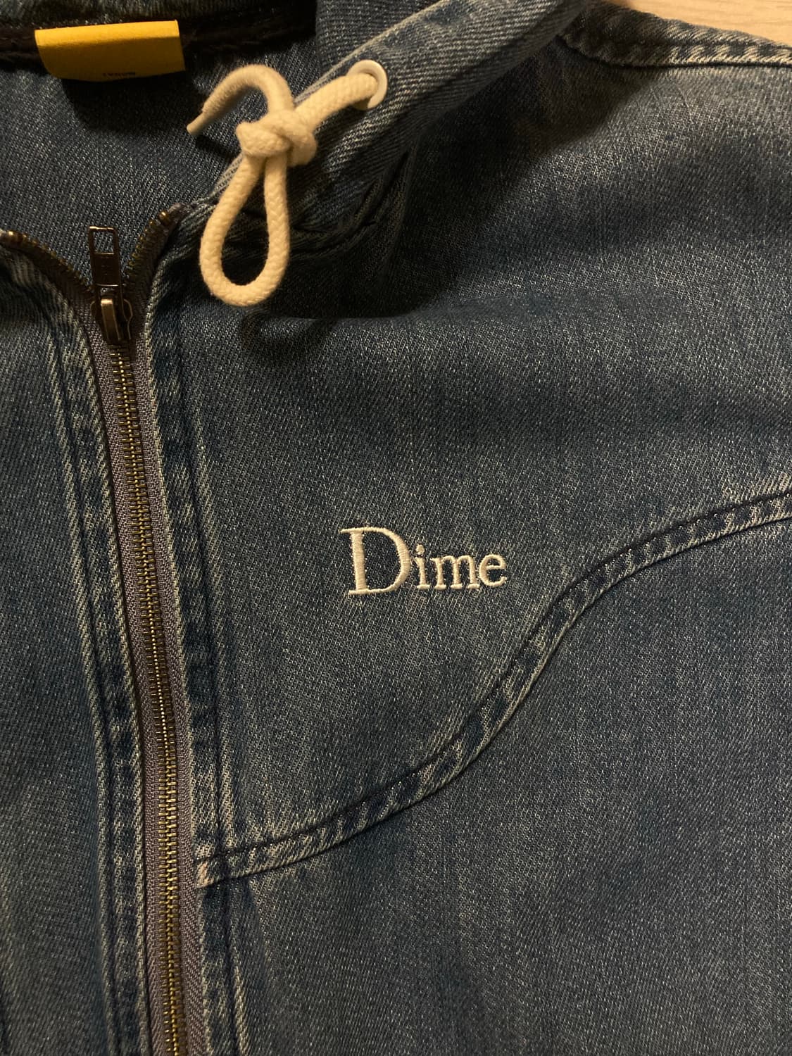 dime 다임 후드 집업 데님 자켓 팝니다 상품이미지2