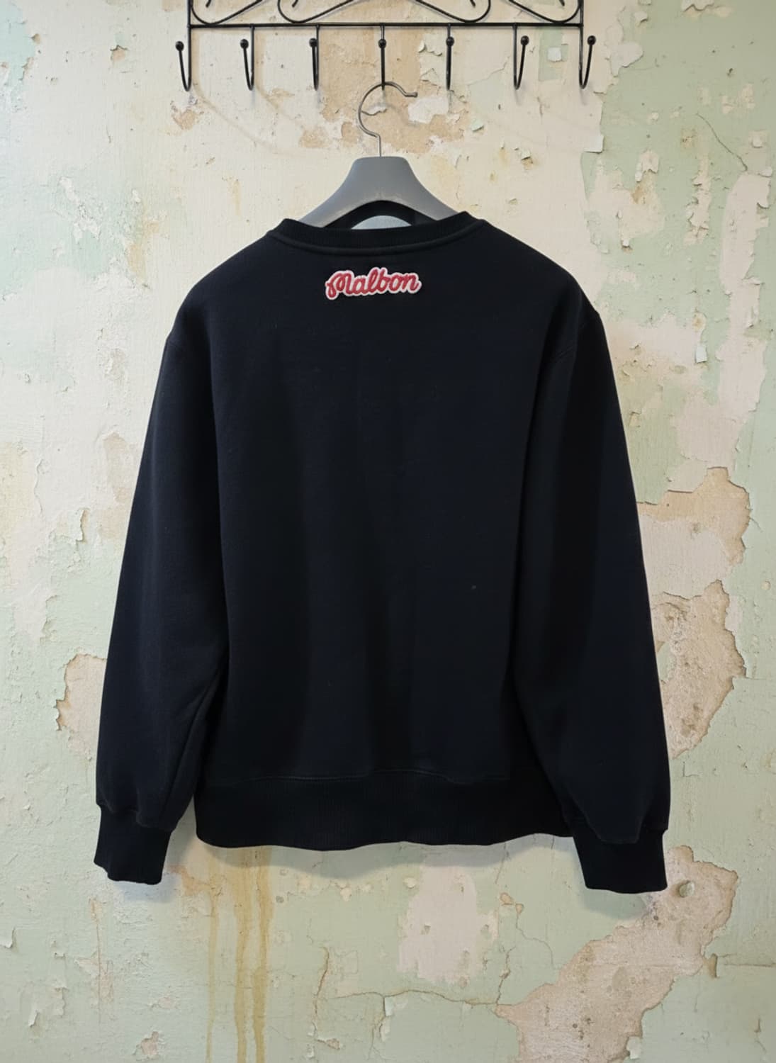 말본 골프 맨투맨 블랙 L 상품이미지2