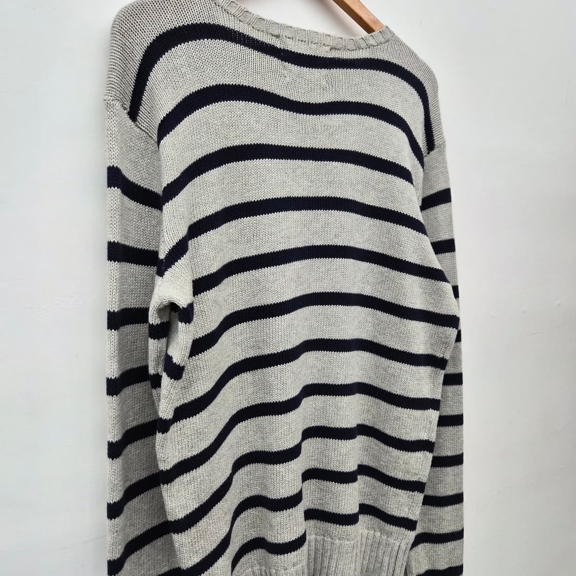 폴로 랄프로렌 스트라이프 긴팔 니트 남녀공용 M 상품이미지7