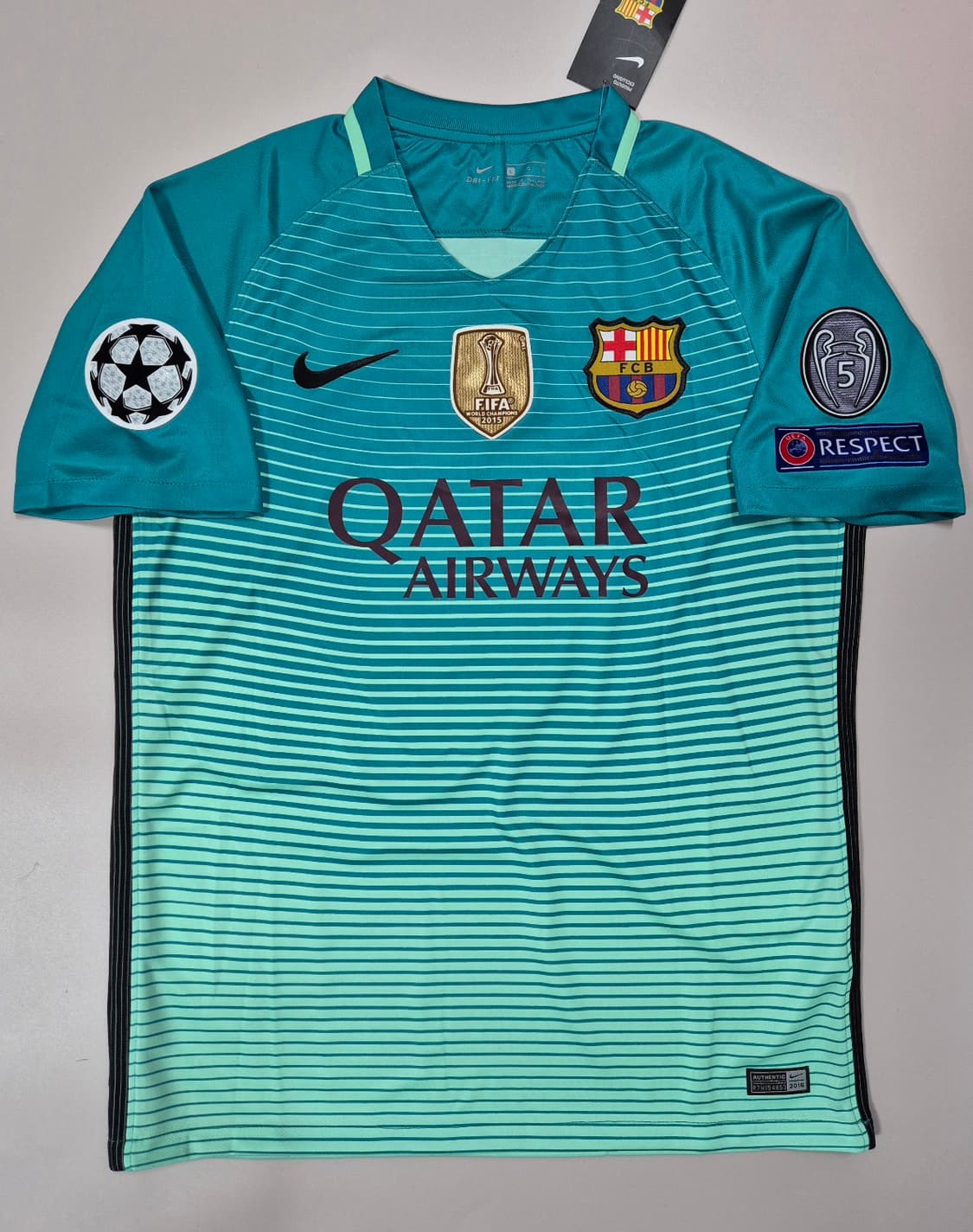 16-17 바르셀로나 써드킷 네이마르 유니폼 L 상품이미지2