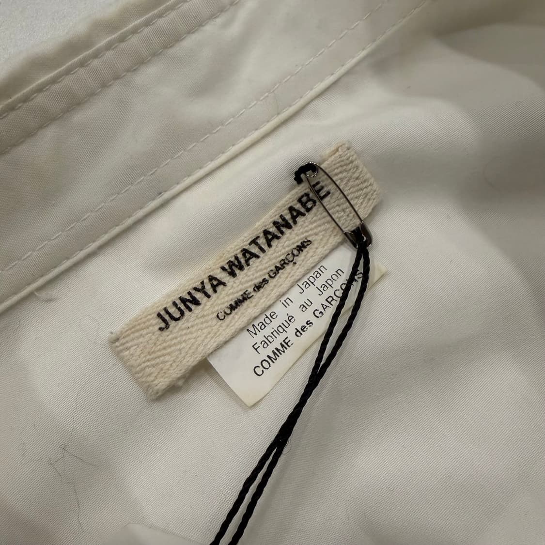 [M] 준야 와타나베 꼼데가르송 블랙 베스트 디테일 셔츠 B333 상품이미지4