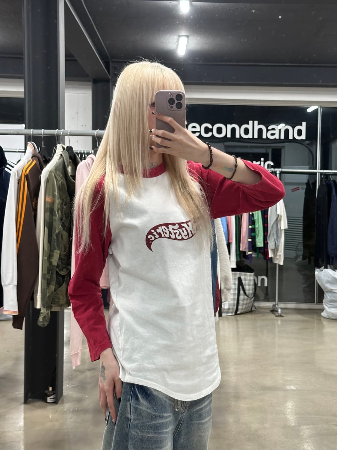 히스테릭 글래머 핫 휠 레글런 긴팔 슬리브 상품이미지1