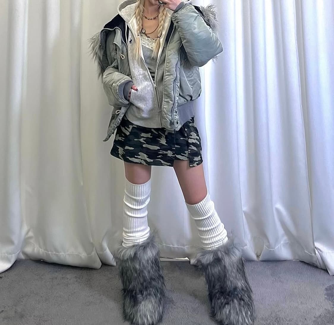 빈티지 알파인더스트리 후드 자켓 n2b 상품이미지2