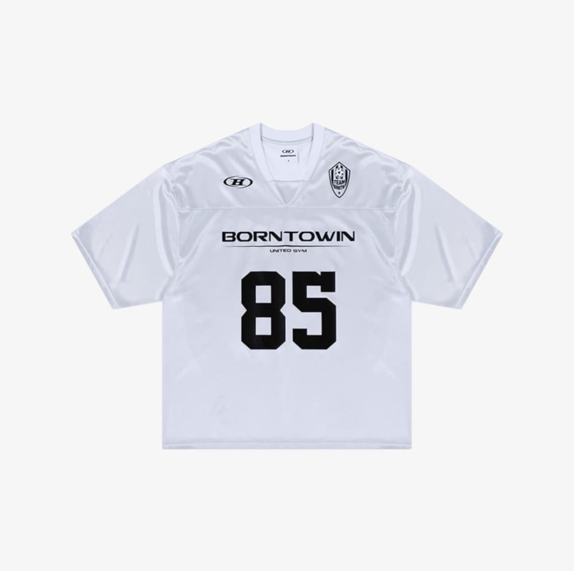 본투윈 럭비티 실버 2번사이즈 팝니다! 상품이미지1