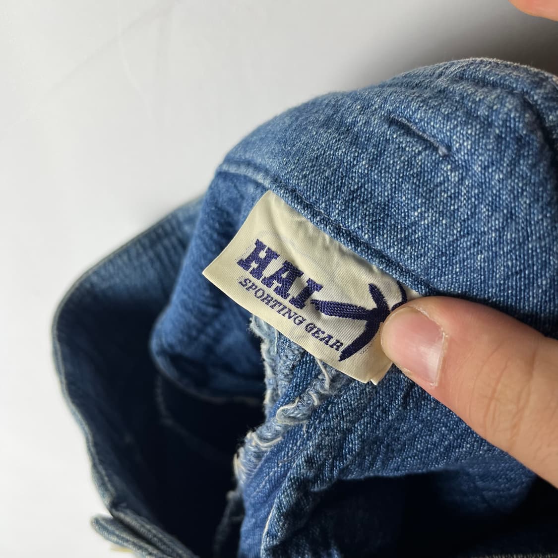 [ISSEY MIYAKE HAI] 90's 하이 스포츠 데님 롱스커트 상품이미지5