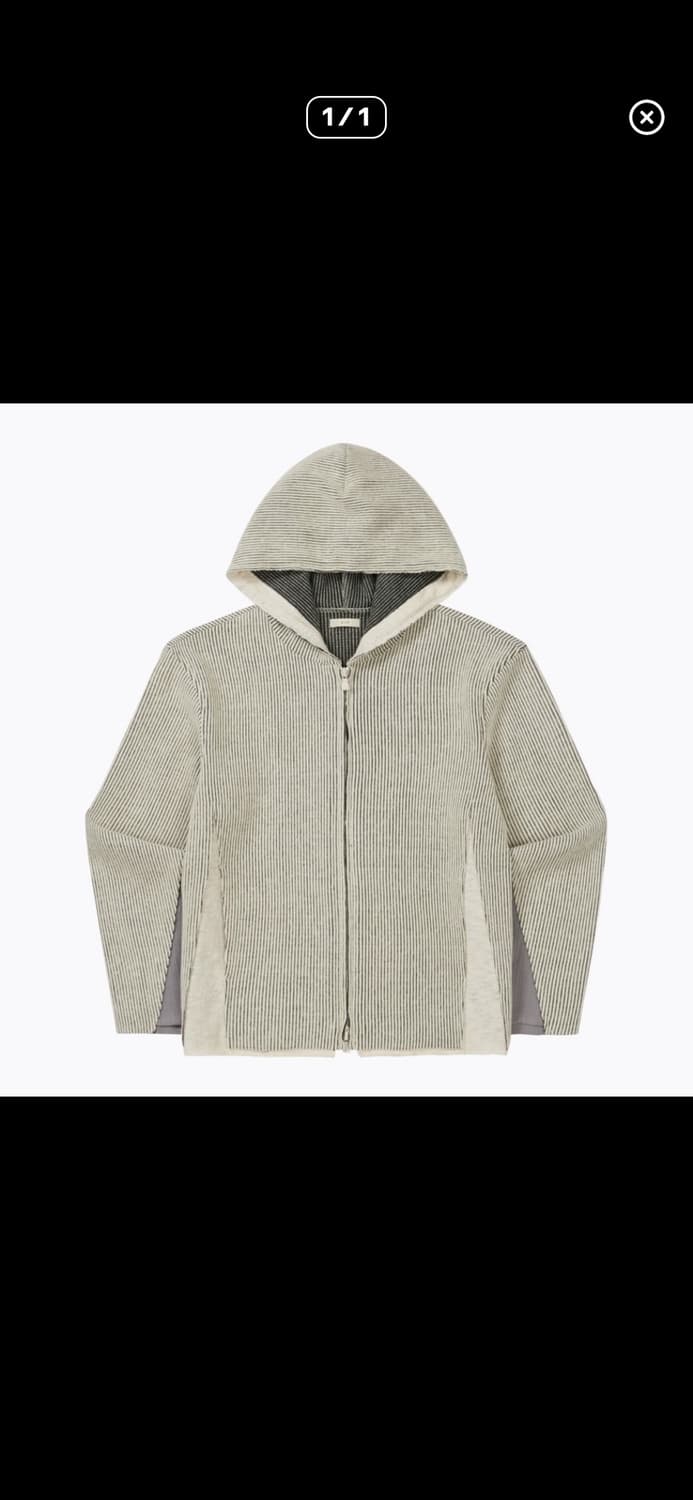 Xlim ep.9 01 후드집업 아이보리 상품이미지1