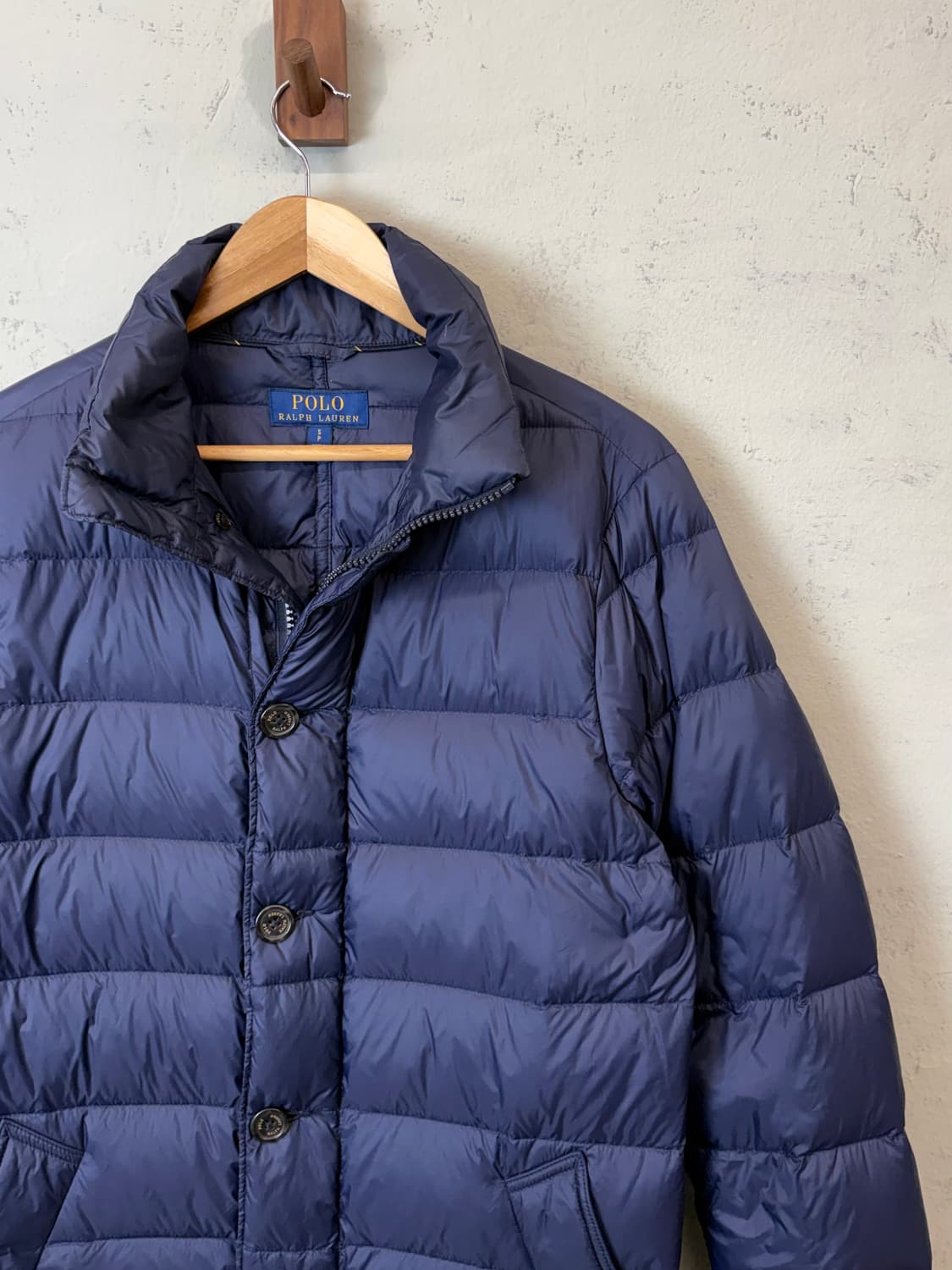 폴로랄프로렌 덕다운 네이비 패딩 코트 상품이미지2