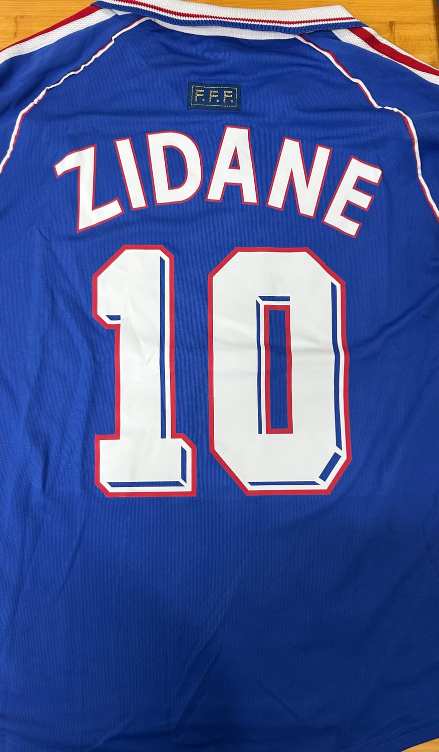 레트로 프랑스 지단 유니폼 긴팔 상품이미지3