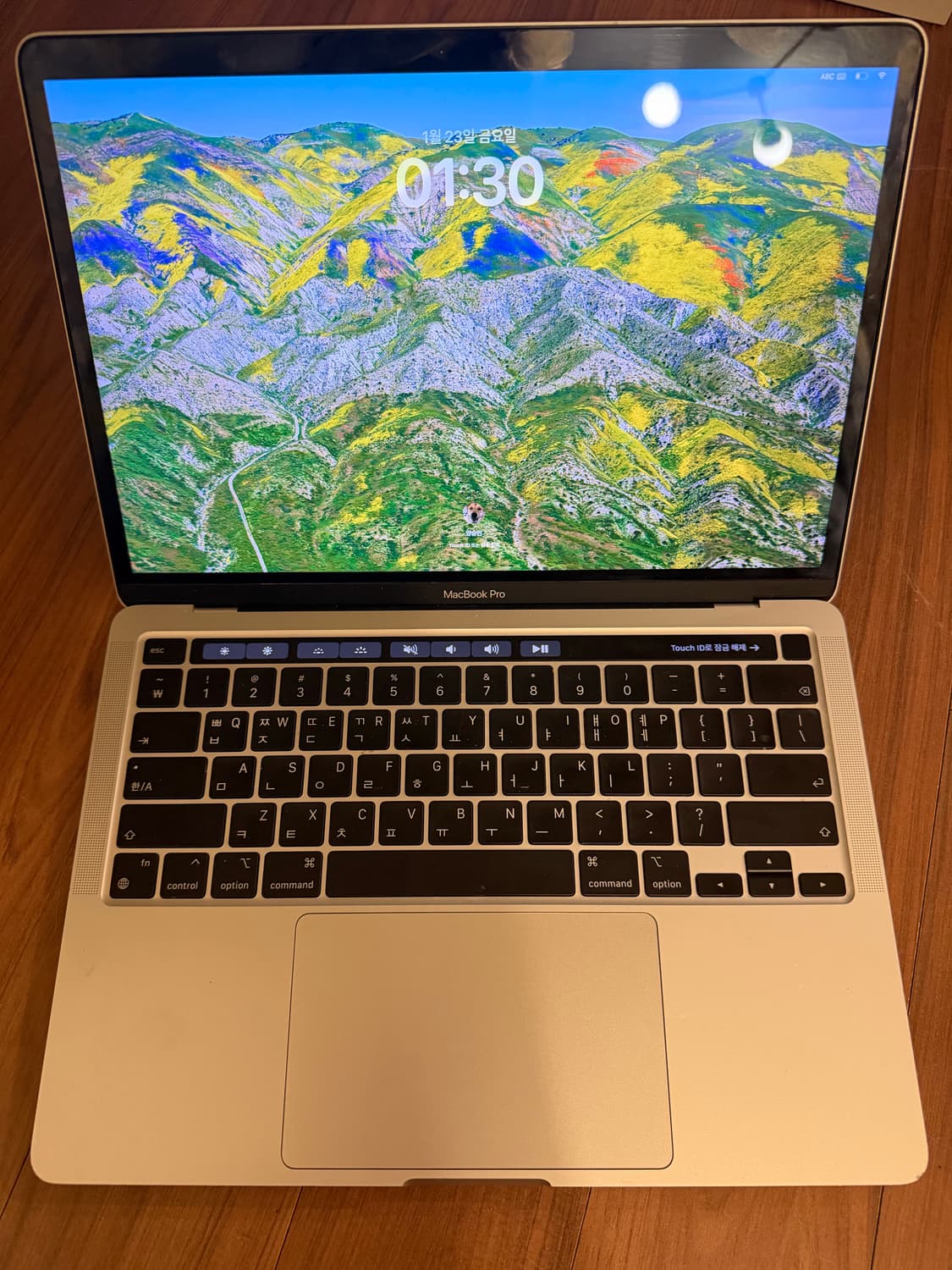 2020 맥북 프로 13 실버 M1 256G 상품이미지1