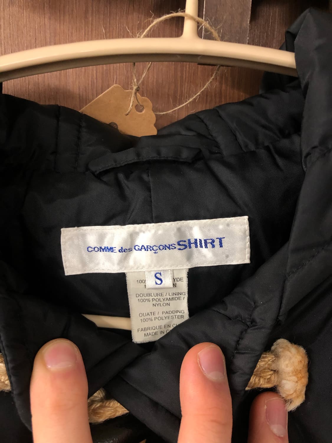 Comme des garcons shirt 더플 코트 패딩 S 상품이미지5