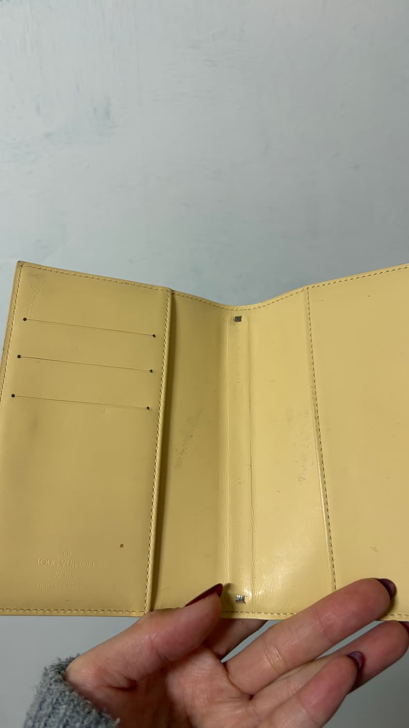 LOUIS VUITTON YELLOW EPI AGENDA COVER PM 상품이미지4
