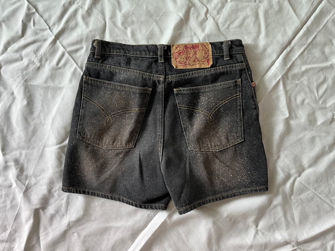 마리아노(MAGLIANO) 페인트 워싱 데님 쇼츠/반바지 상품이미지2