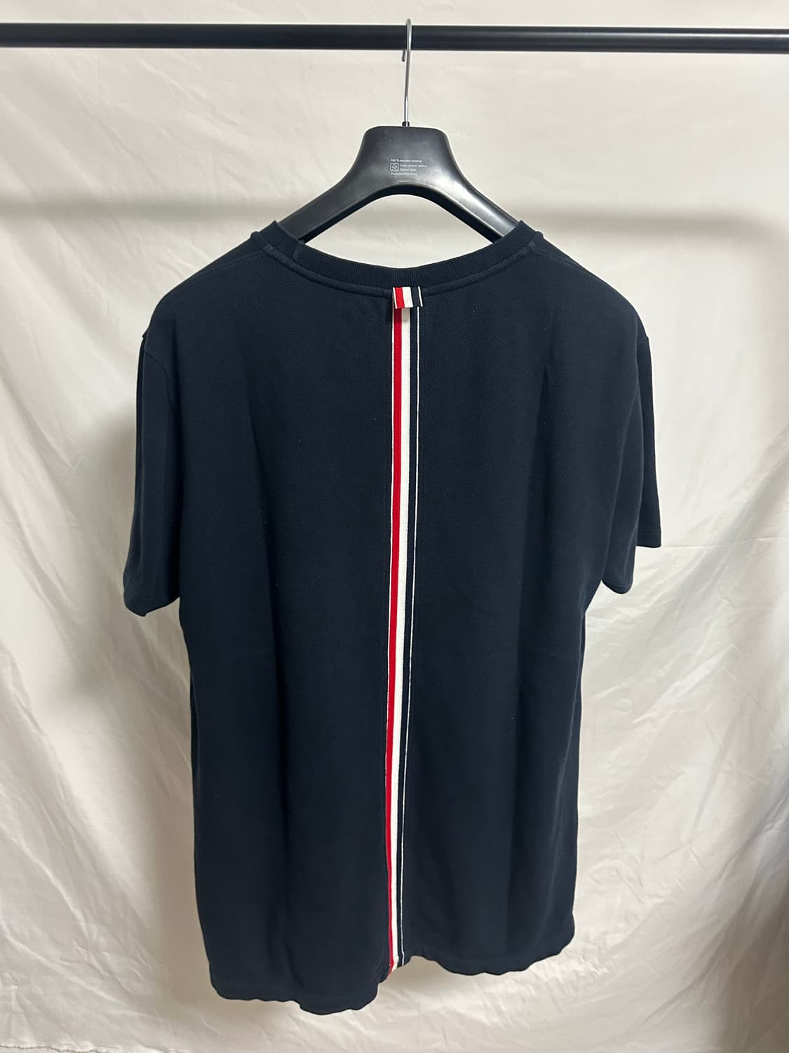 톰브라운 백삼선 반팔 네이비 (5) 상품이미지2