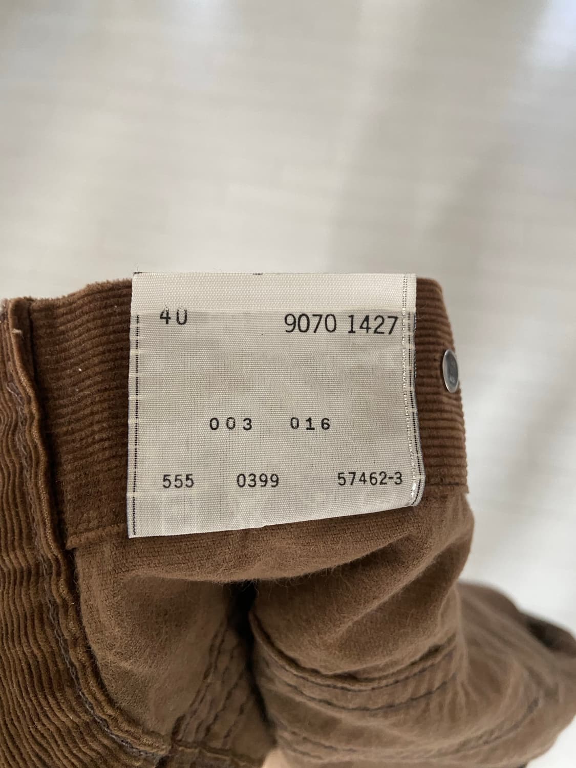 [L] 90s 리바이스 타입3 코듀로이 트러커 다크브라운 상품이미지8