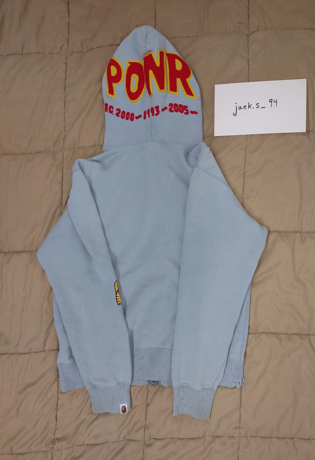 베이프 PONR 샤크 후드집업 상품이미지4