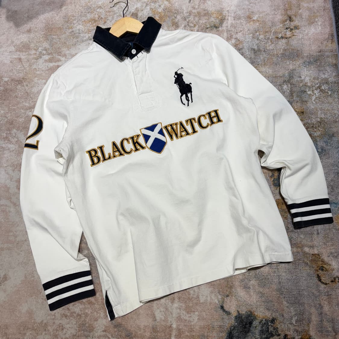 폴로 블랙와치2 빅포니 카라 슬리브 상품이미지1