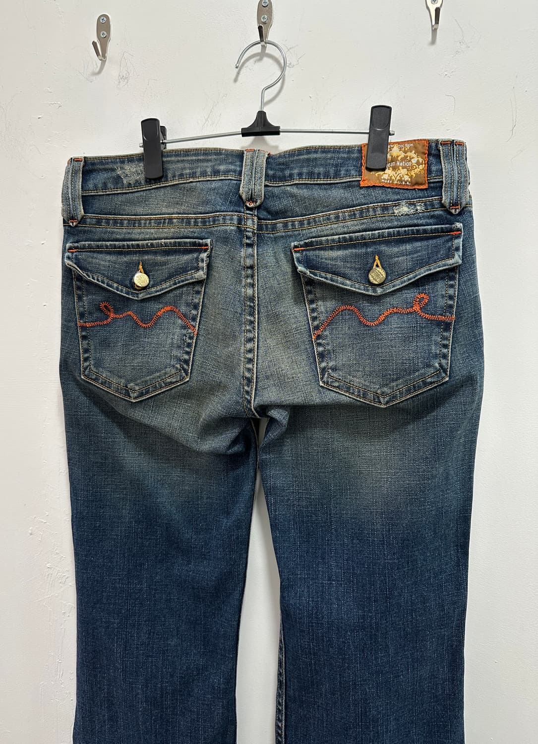 Imajean Nation USA flare cut denim jeans 상품이미지6