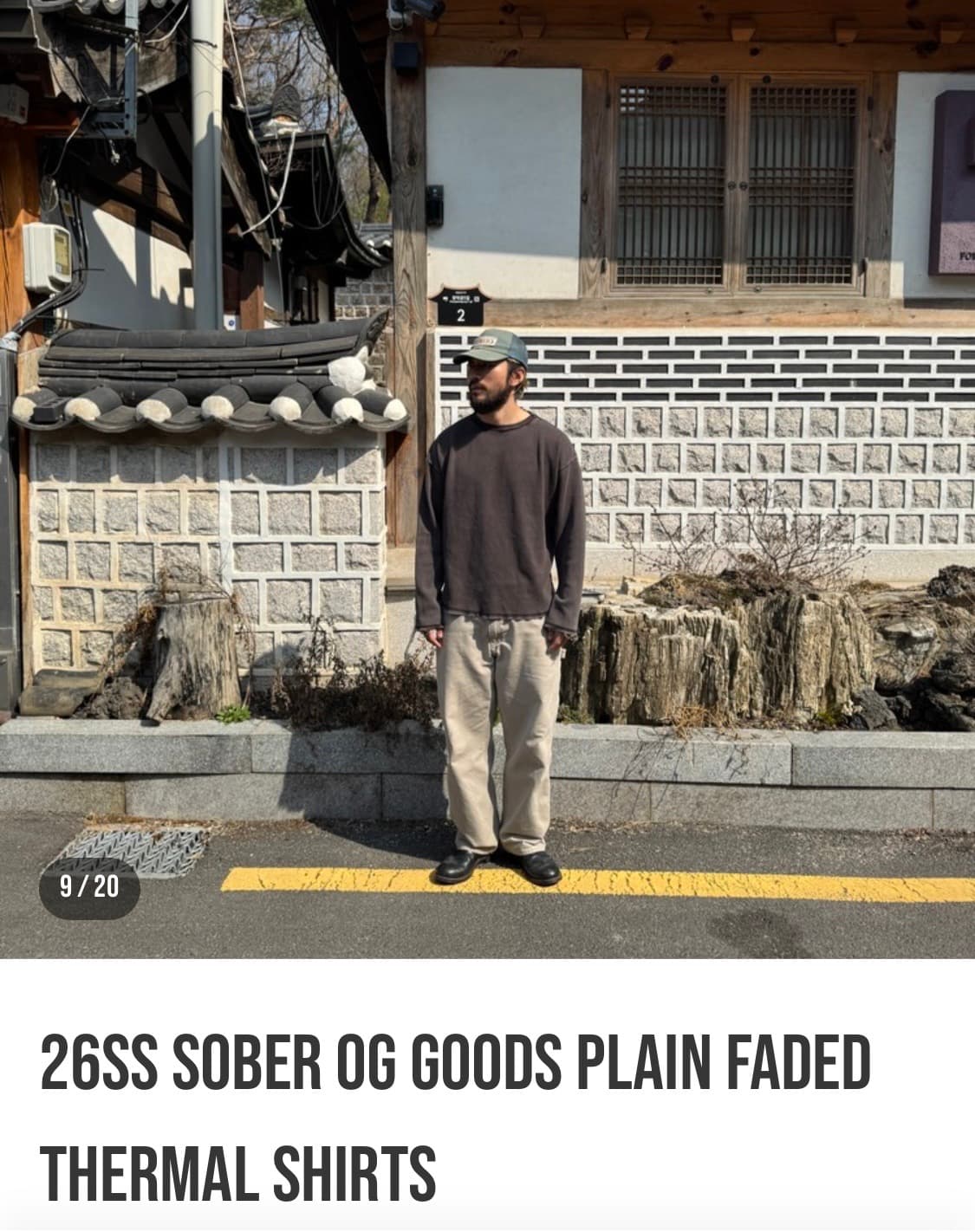 SOBER 2026ss OG GOODS 워싱 롱슬리브 티셔츠 상품이미지2