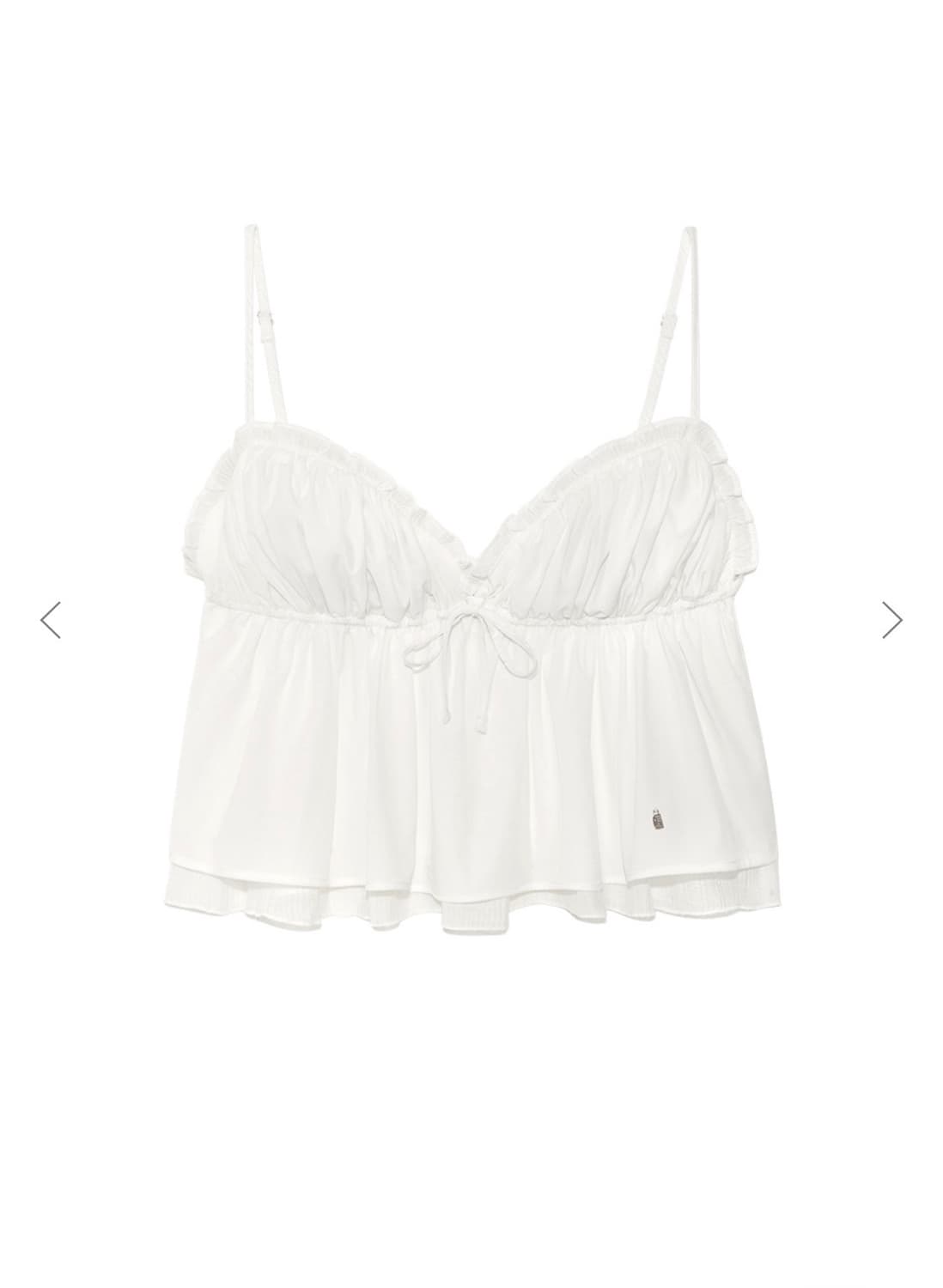(미개봉) 글로니 SHIRRED BUSTIER 화이트 판매 상품이미지1