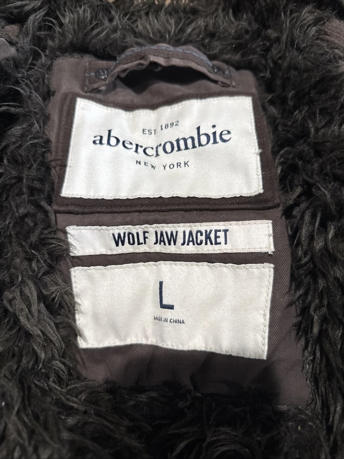 아베크롬비 앤 피치 울프죠 퍼 후드 집업 자켓 상품이미지4