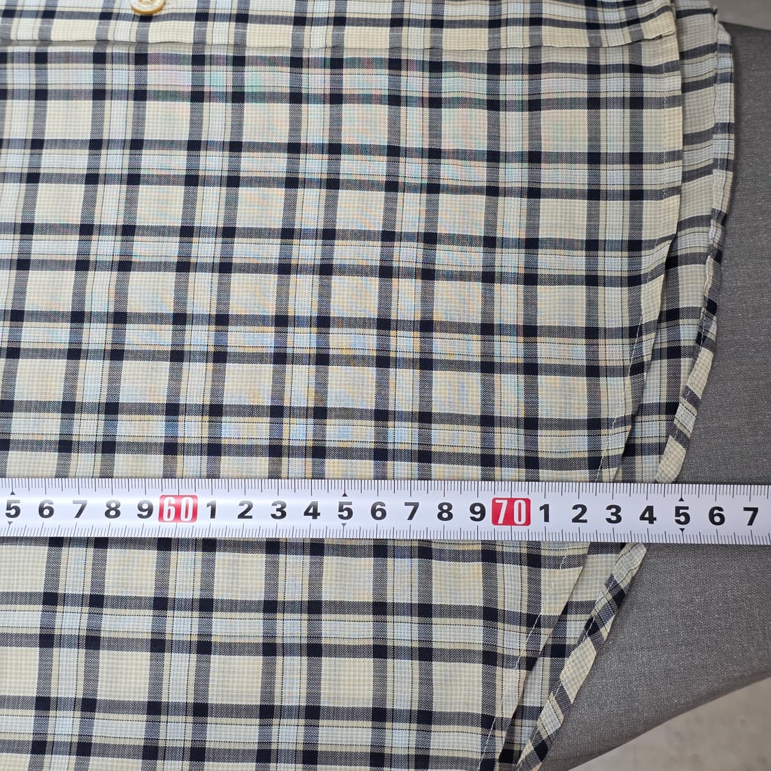 105 닥스 긴팔 체크 셔츠 베이지 상품이미지8