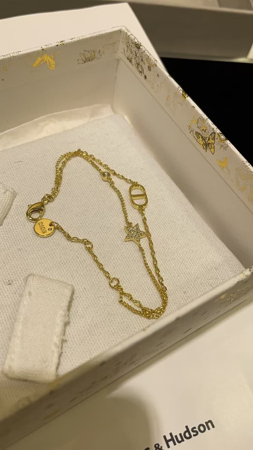 디올 Petit CD 골드더블 팔찌 상품이미지7