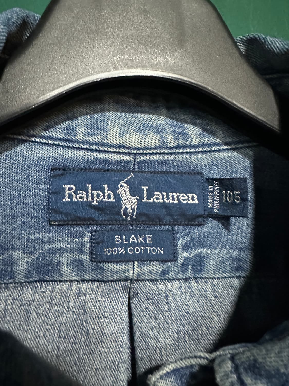 90s 폴로 데님셔츠 105-110 상품이미지4