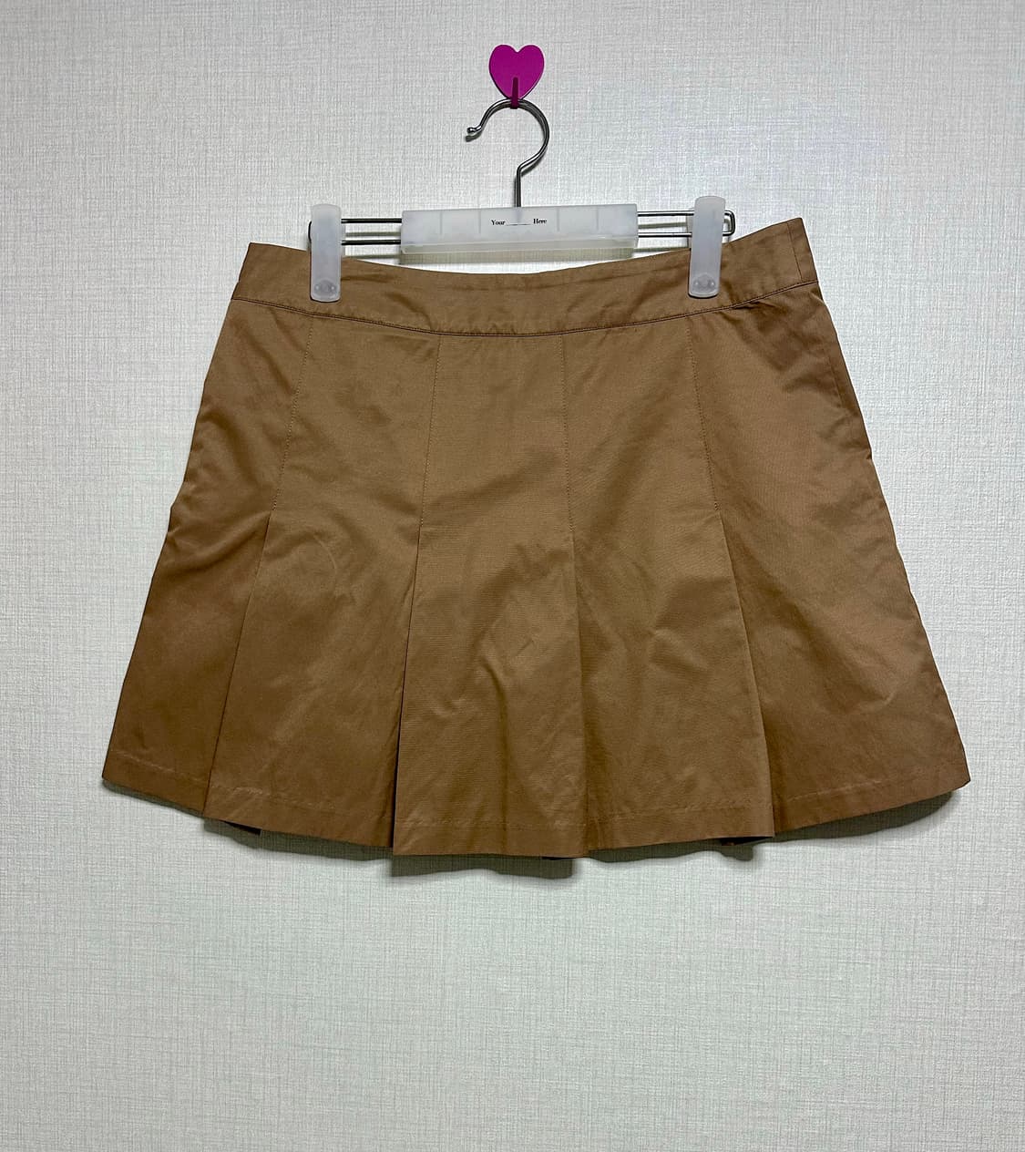 H&M 흐앤므 플리츠 스커트 진베이지 44 상품이미지2