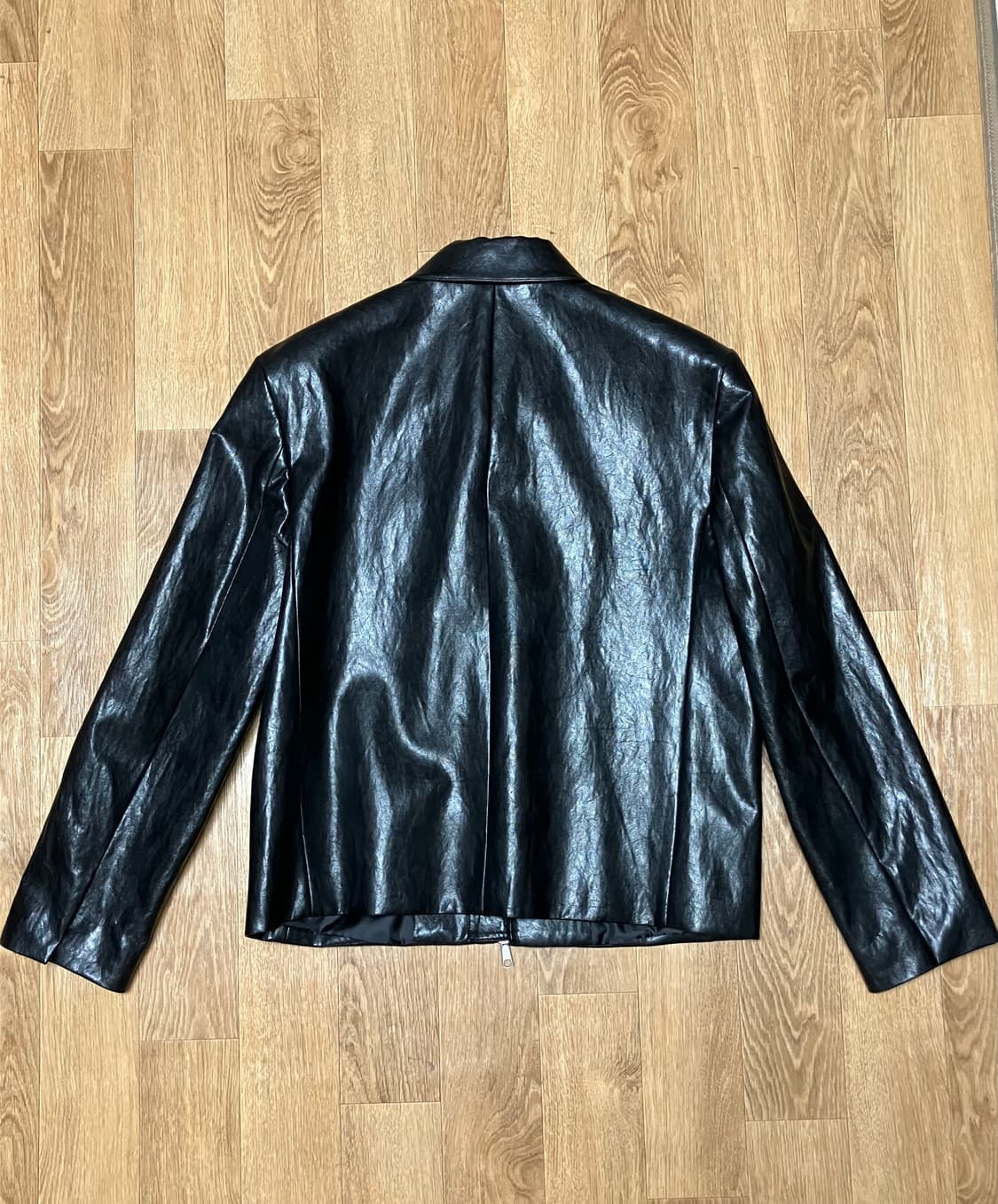 던스트 유니섹스 레더 자켓 블랙 상품이미지3