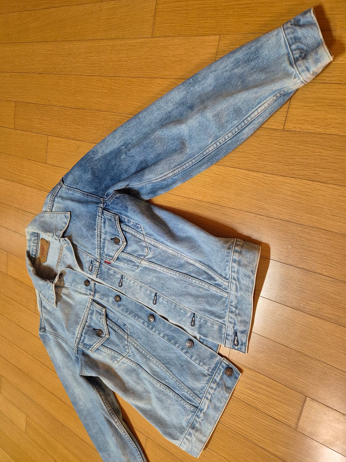 90s 리바이스 필리핀제 70505 데님 트러커 자켓 상품이미지2