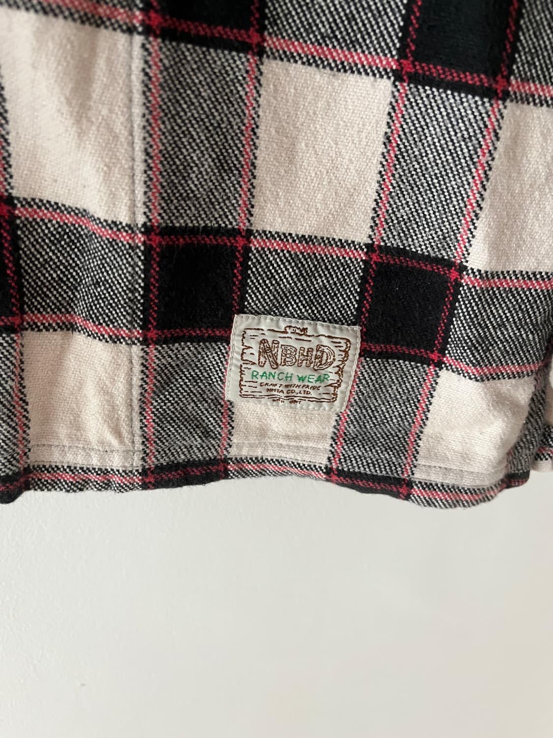 네이버후드 13fw 체크 셔츠 상품이미지2