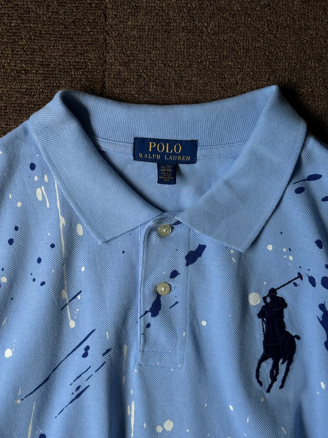 Polo Ralph Lauren 페인트 스프레드 카라 티셔츠 상품이미지9