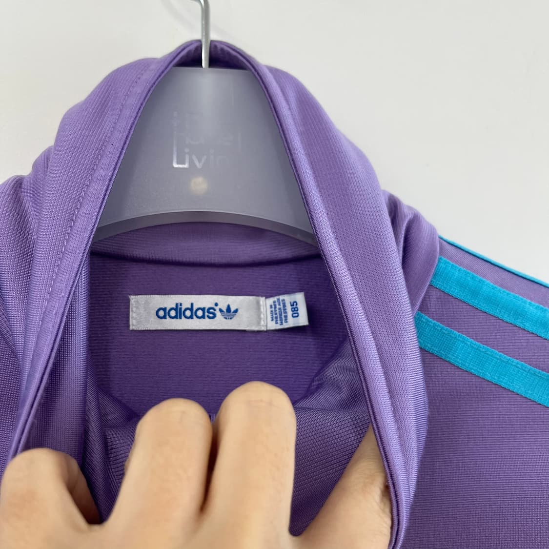 아디다스 딱붙핏 연보라 파이어버드 트랙탑 져지 상품이미지5