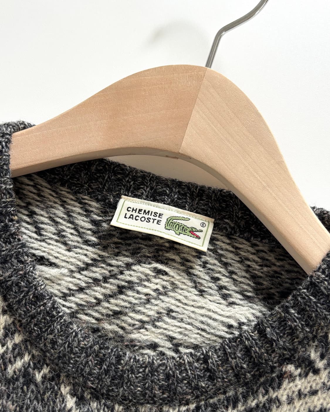 Lacoste 라코스테 지오메트릭패턴 울 니트 상품이미지3