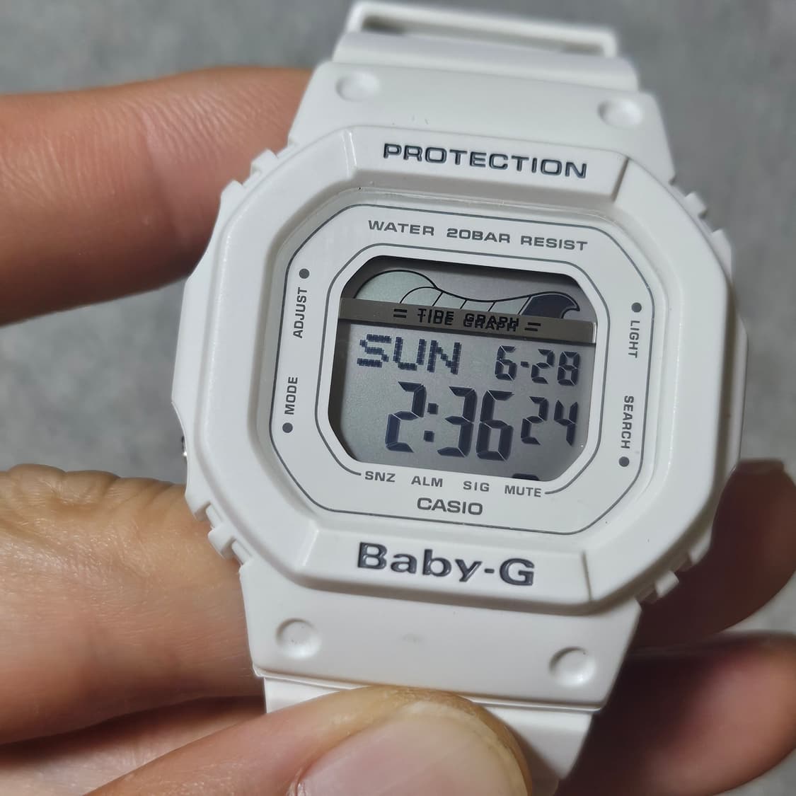 베이비지 BabyG blx-560 올리브 & 화이트 지샥 gshock 상품이미지2