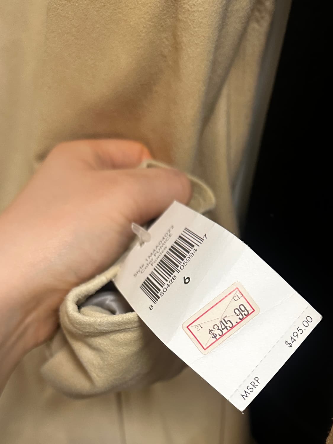 캘빈클라인 스웨이드 자켓 상품이미지5