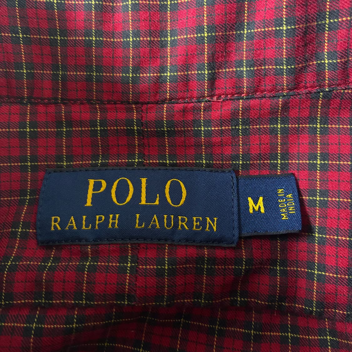 Polo  폴로 랄프로렌 자수 코튼 레드 체크 셔츠  상품이미지4