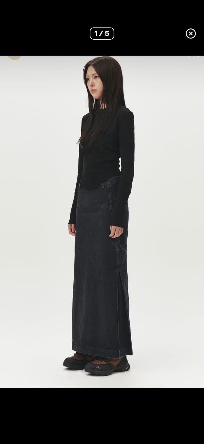 누마레 ee 데님 롱 스커트 M 상품이미지1