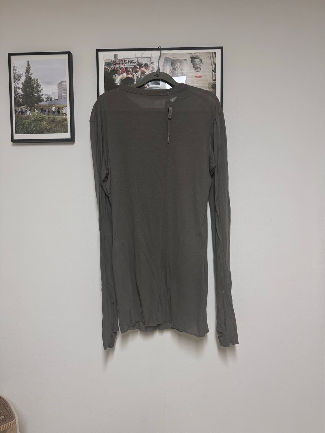 [S] boris bidjan saberi 11 크루넥 코튼 롱슬리브 탑 상품이미지4