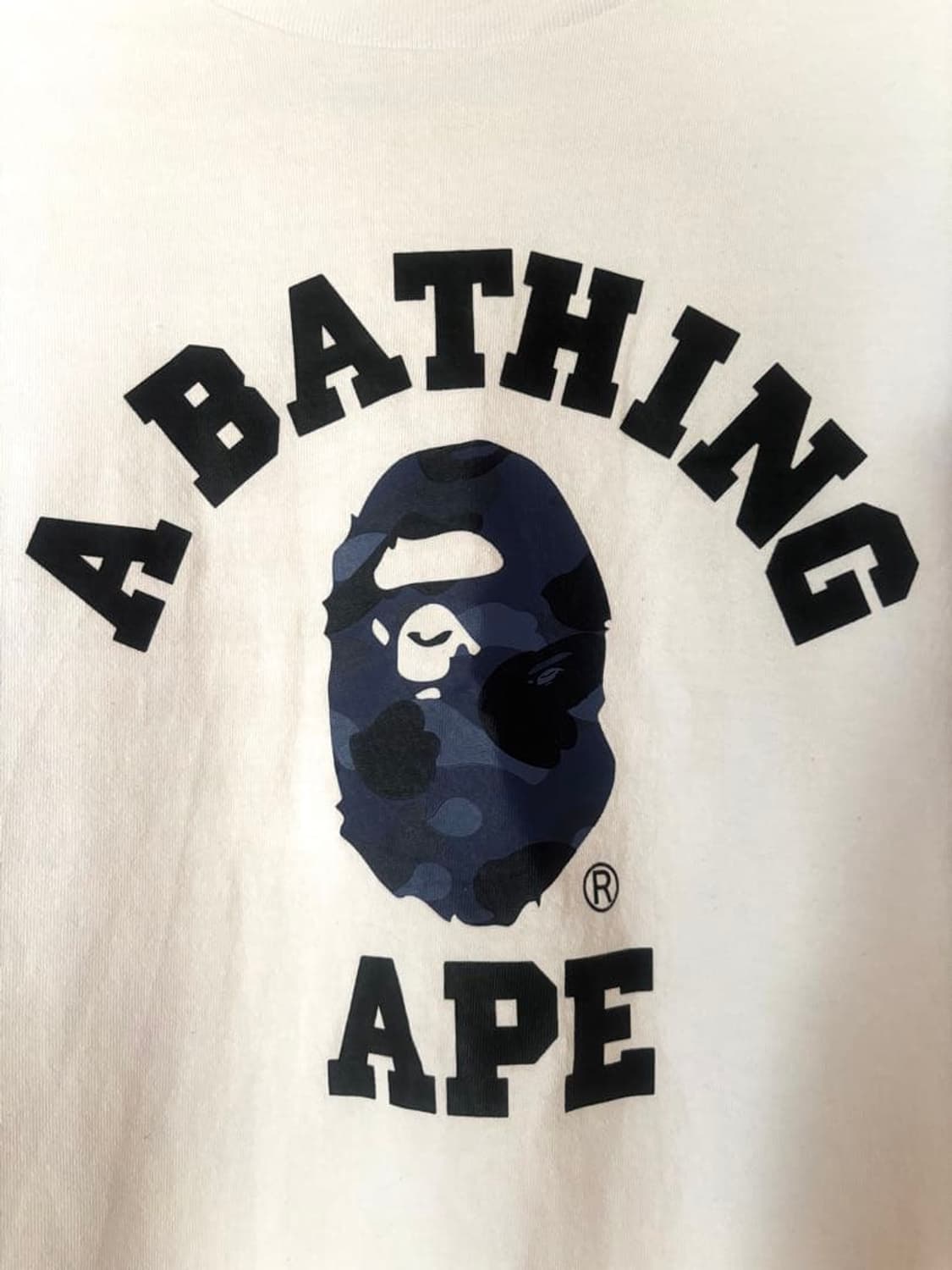 베이프 컬리지 롱슬리브 티셔츠 상품이미지2