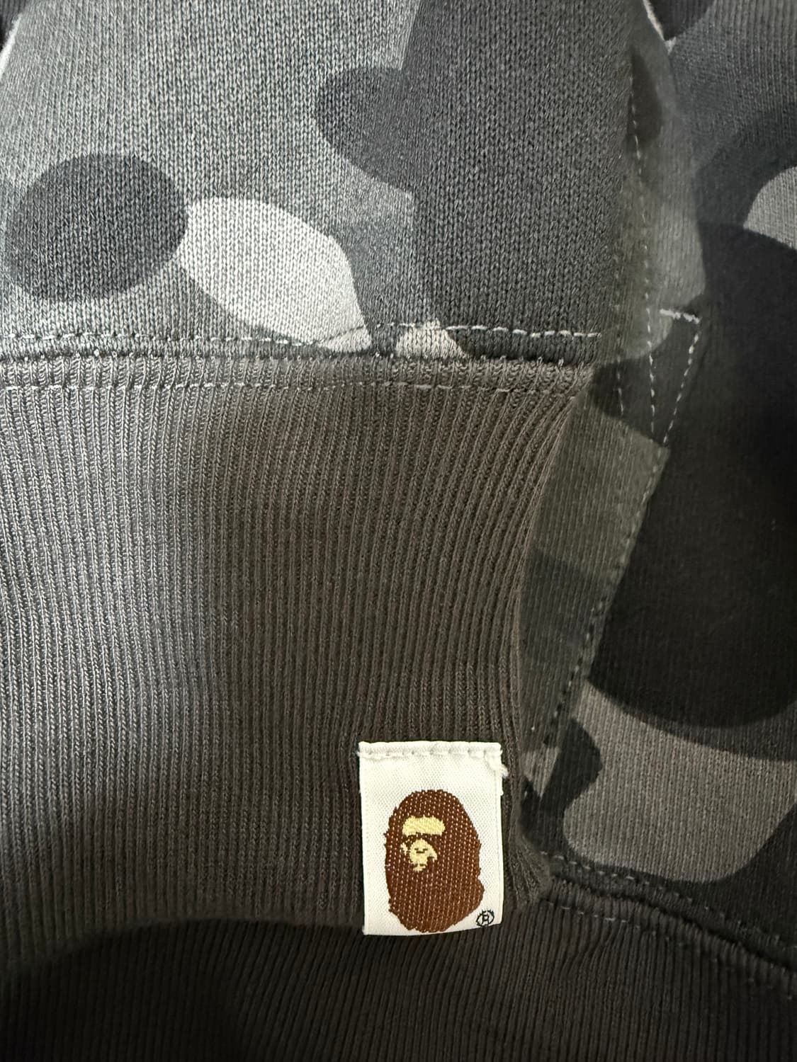 베이프 흑계 후드집업 /L 상품이미지6