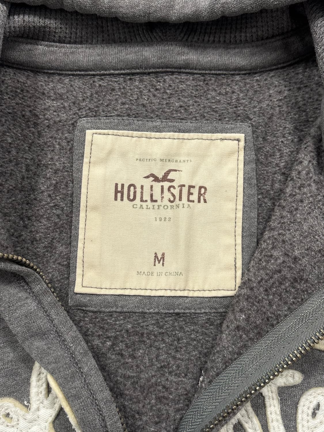 홀리스터 그레이 후드집업 상품이미지5