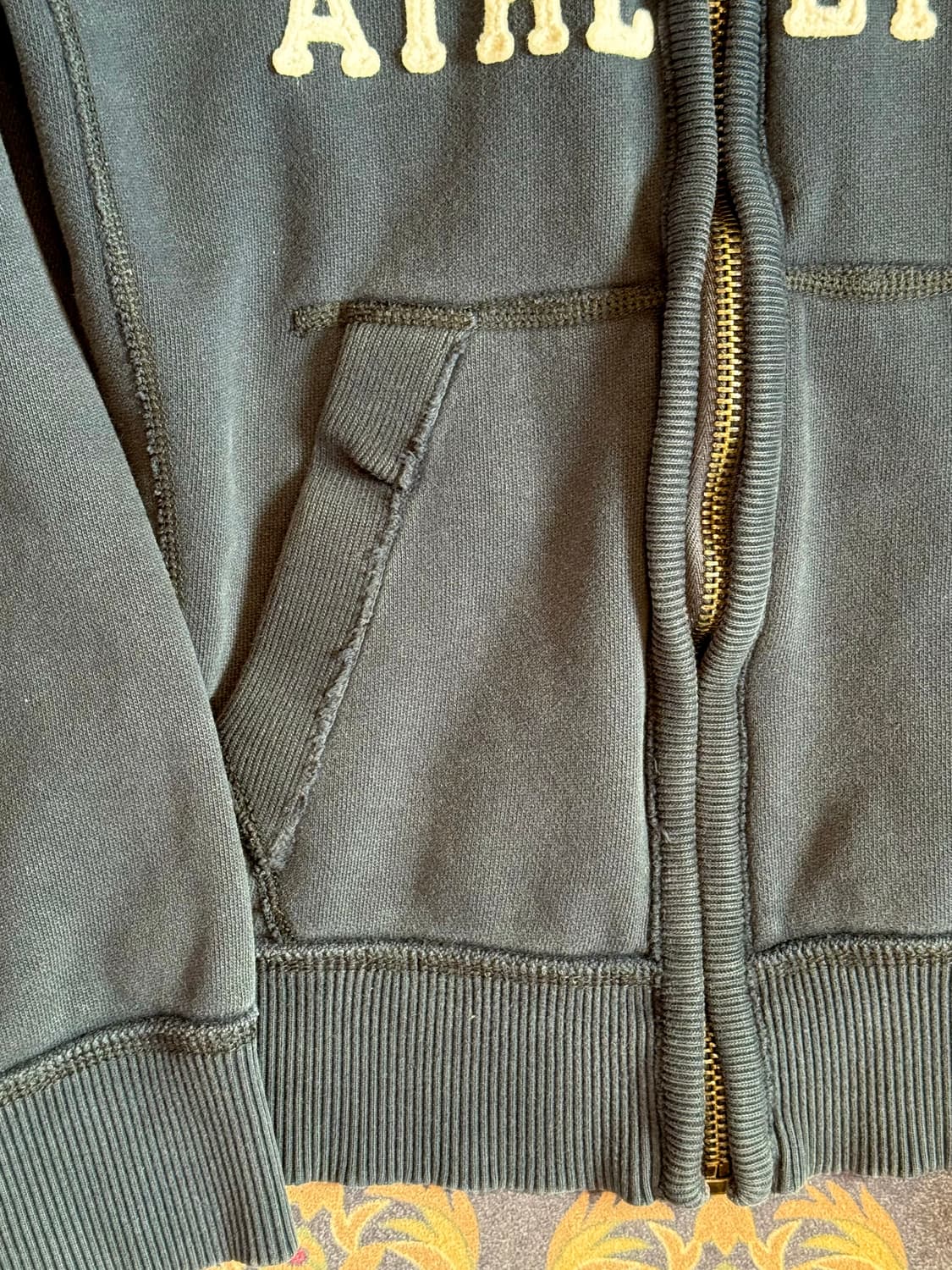 아베크롬비 아플리케 후드집업 상품이미지4