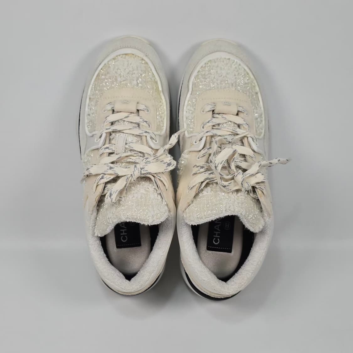 샤넬 CC로고 트위드 스니커즈 ( 235 ) 상품이미지6