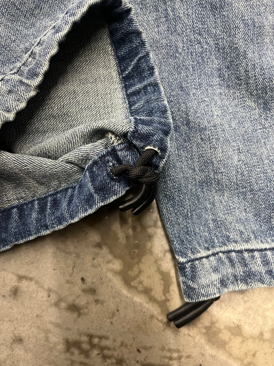 솔리드옴므 데님 밴딩카고팬츠 48 상품이미지5