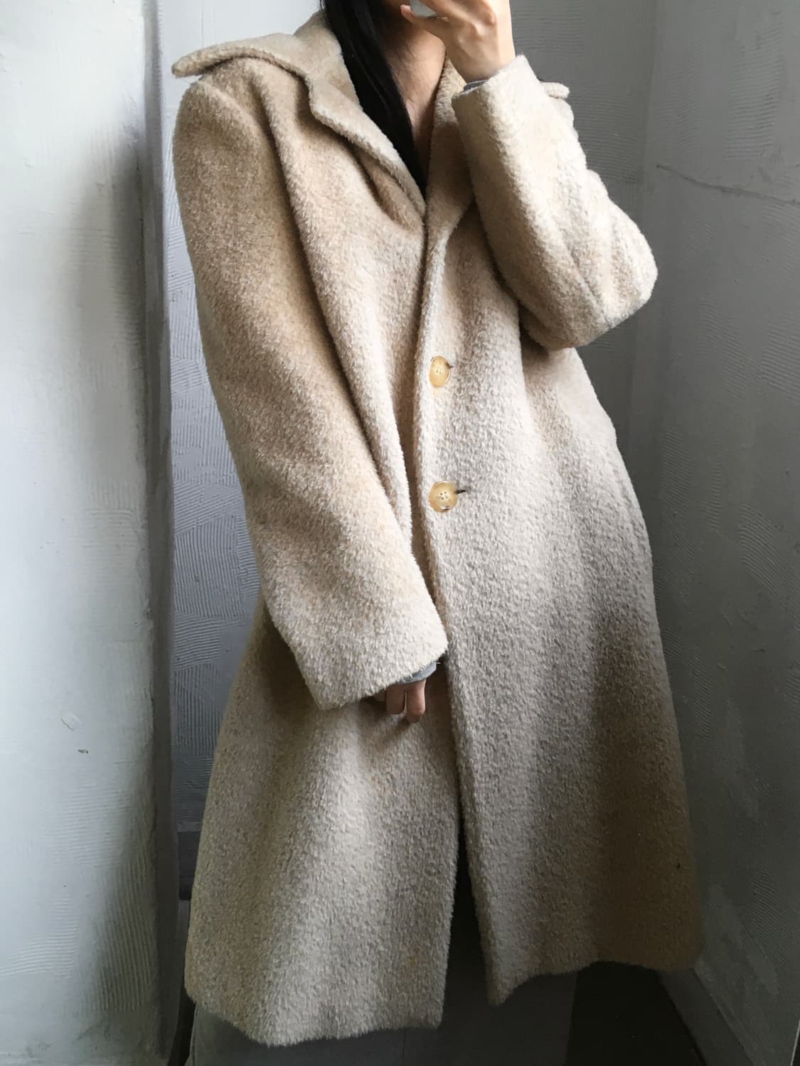 Max Mara 막스마라 알파카 싱글 코트 상품이미지3