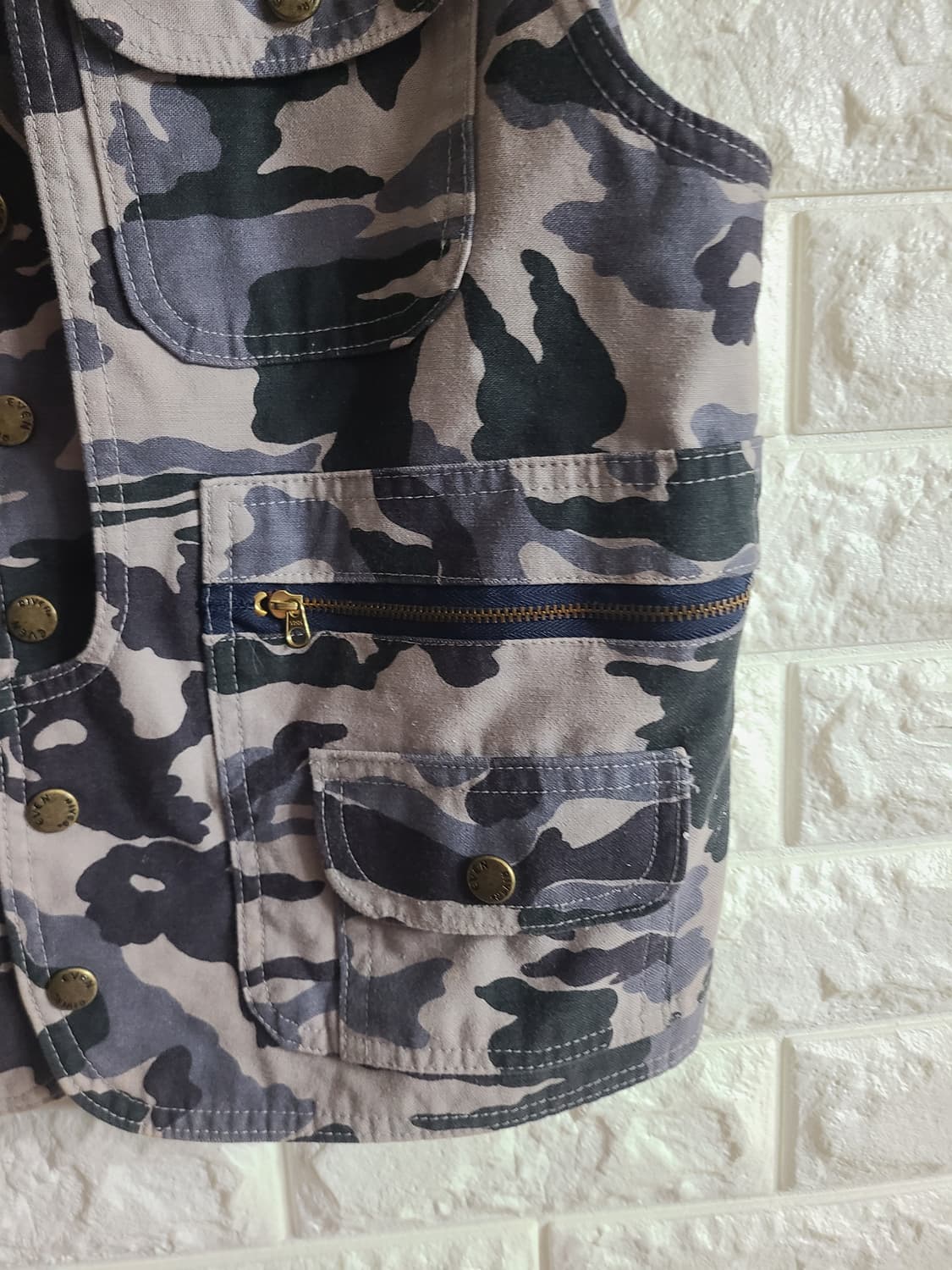 EVEN RIVER 카모플라쥬 면조끼(55) 상품이미지5