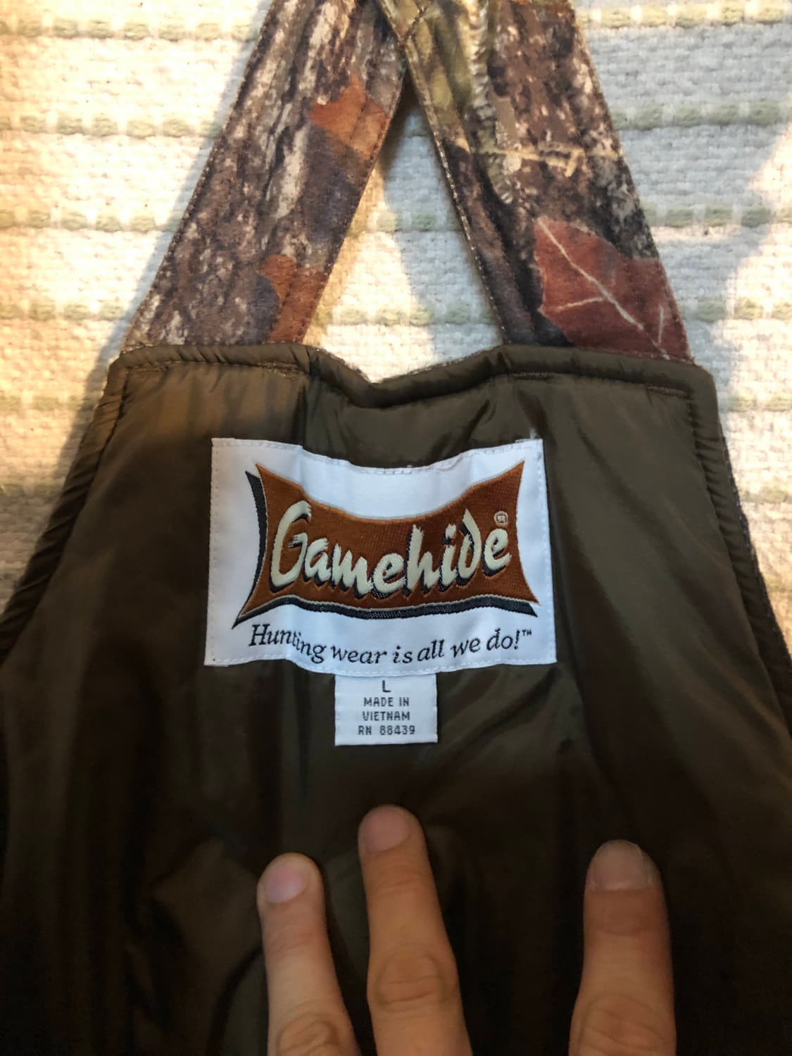Gamehide 리얼트리 카모 인슐레이티드 빕 오버롤 멜빵 상품이미지8